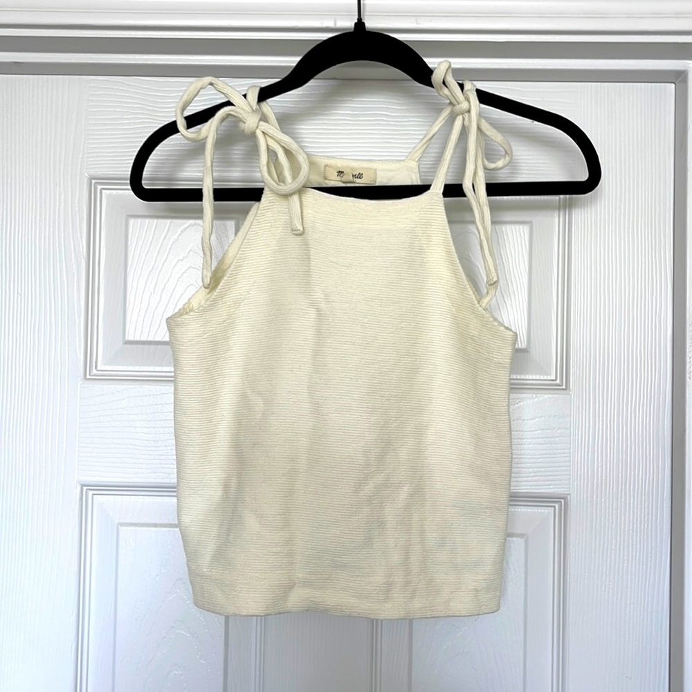 Madewell tie strap tank top